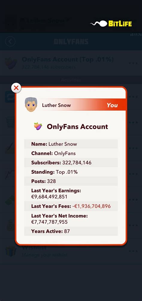 Add Onlyfans : r/BitLifeApp .